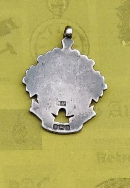 Small Antique Sterling Silver Watch Fob